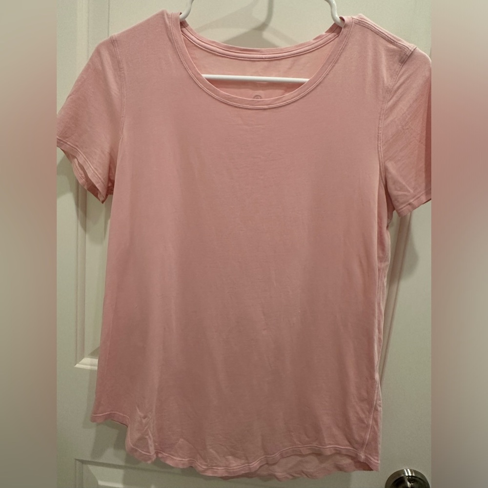 Lululemon Cotton Scoop Neck Tee